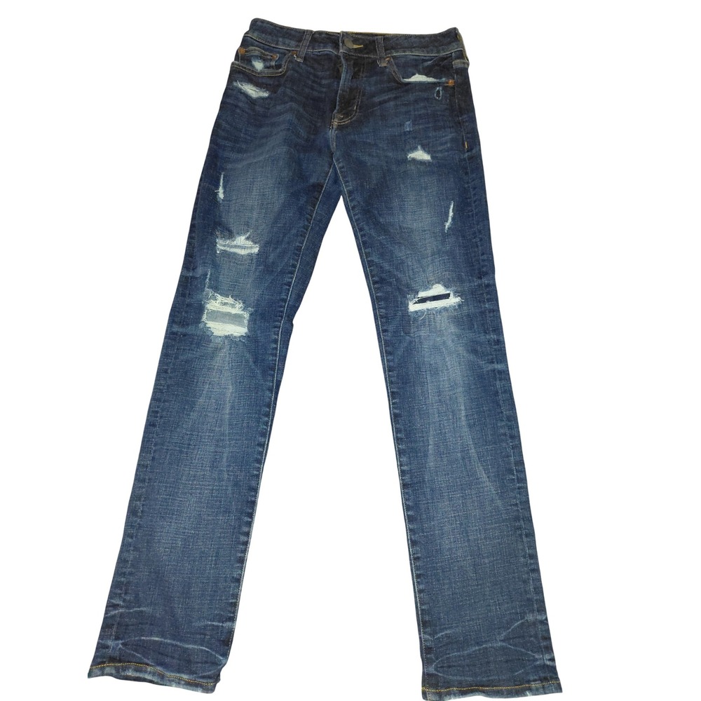 American Eagle Ne(x)t Level Flex Slim Distressed Jeans Mens 30x30 Blue